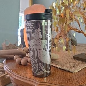 Starbucks 2017 Black and Silver Travel Mug
